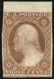 Sale 953, Lot 124, 1851-56 Issue (Scott 5-17)