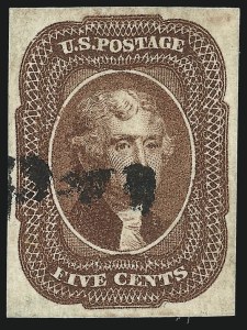 Sale Number 953, Lot Number 135, 1851-56 Issue (Scott 5-17)