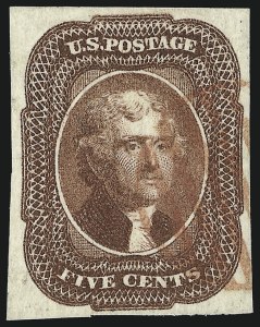 Sale Number 953, Lot Number 136, 1851-56 Issue (Scott 5-17) Sale Number 953, Lot Number 136, 1851-56 Issue (Scott 5-17)