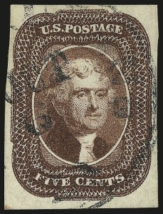 Sale Number 953, Lot Number 137, 1851-56 Issue (Scott 5-17) Sale Number 953, Lot Number 137, 1851-56 Issue (Scott 5-17)