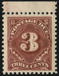 Sale Number 953, Lot Number 1491, Postage Due Sale Number 953, Lot Number 1491, Postage Due