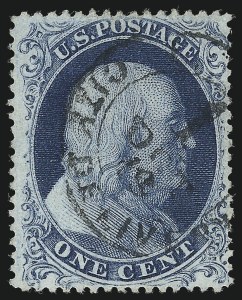 Sale 953, Lot 185, 1857-60 Issue (Scott 18-39)
