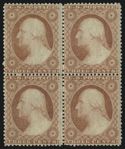 Sale 953, Lot 203, 1857-60 Issue (Scott 18-39)