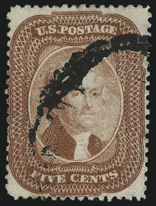 Sale 953, Lot 212, 1857-60 Issue (Scott 18-39)