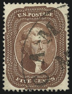 Sale Number 953, Lot Number 214, 1857-60 Issue (Scott 18-39) Sale Number 953, Lot Number 214, 1857-60 Issue (Scott 18-39)