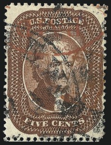 Sale 953, Lot 218, 1857-60 Issue (Scott 18-39)