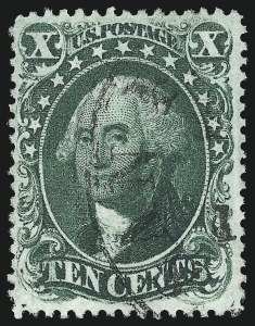 Sale 953, Lot 233, 1857-60 Issue (Scott 18-39)