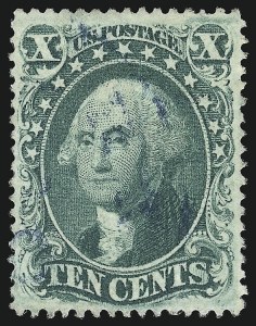 Sale 953, Lot 242, 1857-60 Issue (Scott 18-39)