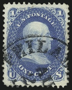 Sale 953, Lot 306, 1861-66 Issue (Scott 56-78)