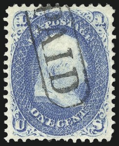 Sale Number 953, Lot Number 307, 1861-66 Issue (Scott 56-78) Sale Number 953, Lot Number 307, 1861-66 Issue (Scott 56-78)