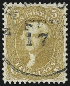 Sale 953, Lot 321, 1861-66 Issue (Scott 56-78)