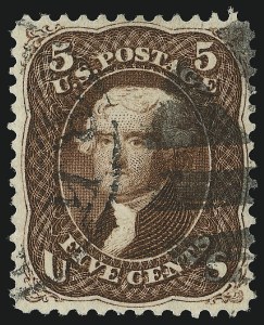 Sale 953, Lot 351, 1861-66 Issue (Scott 56-78)