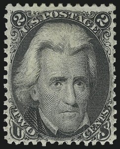 Sale 953, Lot 396, 1867-68 Grilled Issue (Scott 79-101), 2c Black, E. Grill (87) Sale 953, Lot 396, 1867-68 Grilled Issue (Scott 79-101)