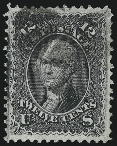 Sale 953, Lot 419, 1867-68 Grilled Issue (Scott 79-101)