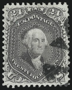 Sale 953, Lot 424, 1867-68 Grilled Issue (Scott 79-101)