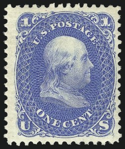 Sale 953, Lot 429, 1875 Re-Issue of 1861-66 Issue (Scott 102-111)