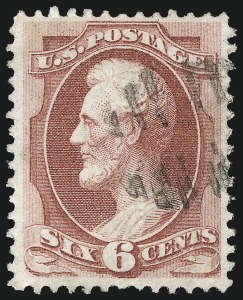 Sale 953, Lot 542, 1870-71 National Bank Note Co. Grilled Issue (Scott 134-144)