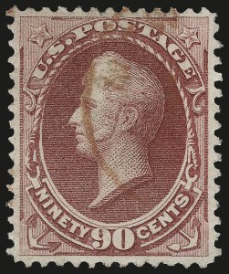 Sale 953, Lot 607, 1873 Continental Bank Note Co. Issue (Scott 156-166)