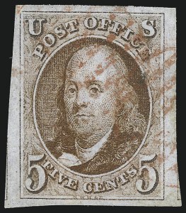 Sale Number 953, Lot Number 65, 1847 Issue (Scott 1-2) Sale Number 953, Lot Number 65, 1847 Issue (Scott 1-2)