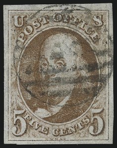 Sale 953, Lot 68, 1847 Issue (Scott 1-2)