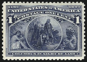 Sale 953, Lot 694, 1893 Columbian Issue (Scott 230-245)