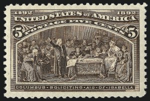 Sale 953, Lot 711, 1893 Columbian Issue (Scott 230-245)