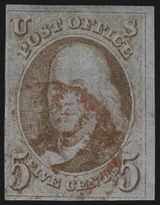Sale 953, Lot 78, 1847 Issue (Scott 1-2)