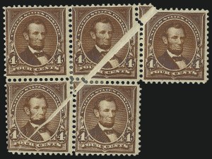 Sale 953, Lot 826, 1897-1903 Change of Colors (Scott 279-284)