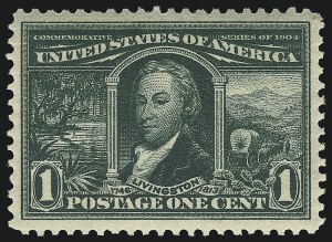 Sale 953, Lot 944, 1904 Louisiana Purchase Issue (Scott 323-327)