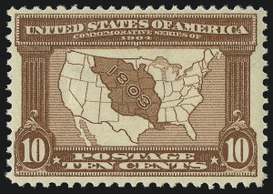 Sale 953, Lot 955, 1904 Louisiana Purchase Issue (Scott 323-327)