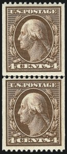 Sale 953, Lot 973, 1908-10 Washington-Franklin Issues (Scott 331-356)