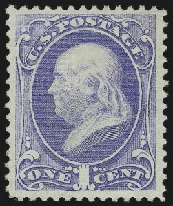 Sale 956, Lot 135, 1870 National Bank Note Co. Grilled Issue (Scott 134-144)