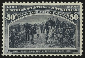 Sale Number 956, Lot Number 234, Columbian Issue Sale Number 956, Lot Number 234, Columbian Issue