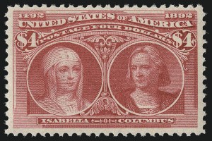 Sale Number 956, Lot Number 238, Columbian Issue