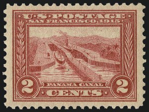Sale 956, Lot 392, Panama-Pacific Issue
