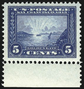 Sale 956, Lot 393, Panama-Pacific Issue