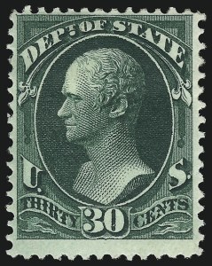Sale 956, Lot 622, Officials, 30c State (O66) Sale 956, Lot 622, Officials