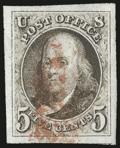 Sale 958, Lot 515, 1847 Issue