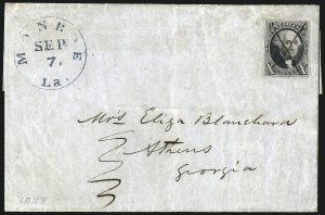 Sale 958, Lot 524, 1847 Issue