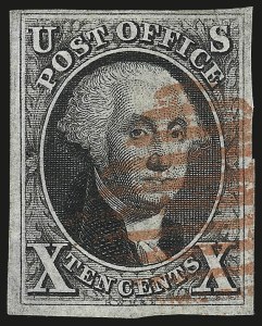 Sale 959, Lot 2051, 1847 Issue (Scott 1-2)