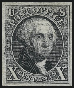 Sale 959, Lot 2064, 1875 Reproduction of 1847 Issue (Scott 3-4), 10c Black, Reproduction (4) Sale 959, Lot 2064, 1875 Reproduction of 1847 Issue (Scott 3-4)