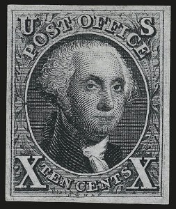 Sale 959, Lot 2065, 1875 Reproduction of 1847 Issue (Scott 3-4), 10c Black, Reproduction (4) Sale 959, Lot 2065, 1875 Reproduction of 1847 Issue (Scott 3-4)