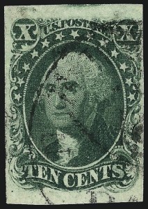 Sale 959, Lot 2119, 1851-56 Issue (Scott 5A-17)