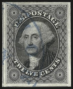 Sale 959, Lot 2133, 1851-56 Issue (Scott 5A-17)