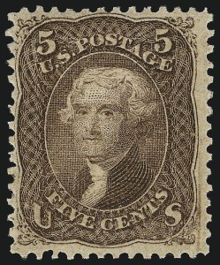 Sale 959, Lot 2266, 1867-68 Grilled Issue (Scott 84-101)