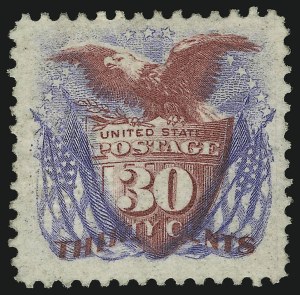 Sale 959, Lot 2340, 1875 Re-Issue of 1869 Pictorial Issue (Scott 123-133)