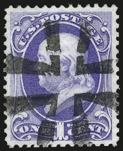Sale 959, Lot 2363, 1870-71 National Bank Note Co. Ungrilled Issue (Scott 145-155)