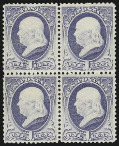 Sale 959, Lot 2430, 1881-83 American Bank Note Co. Issues (Scott 205-211B)