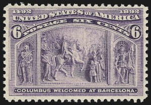 Sale Number 959, Lot Number 2506, 1893 Columbian Issue (Scott 230-245)