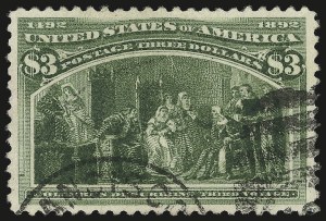 Sale Number 959, Lot Number 2543, 1893 Columbian Issue (Scott 230-245) Sale Number 959, Lot Number 2543, 1893 Columbian Issue (Scott 230-245)